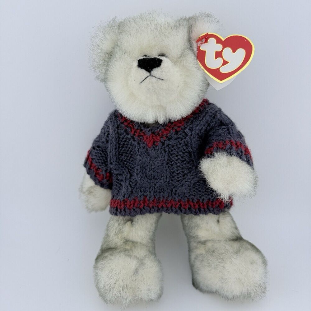 Ty Beanie Baby 'Fairbanks' 1993 Attic Treasures Collection Bear 8" Retired -TAG